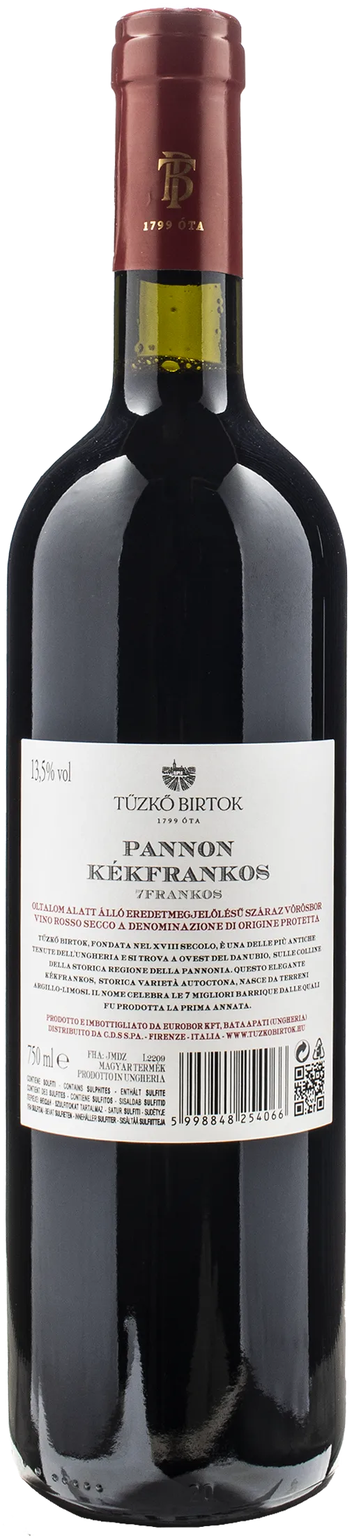 Tuzko Birtok Pannon 7Frankos 2020