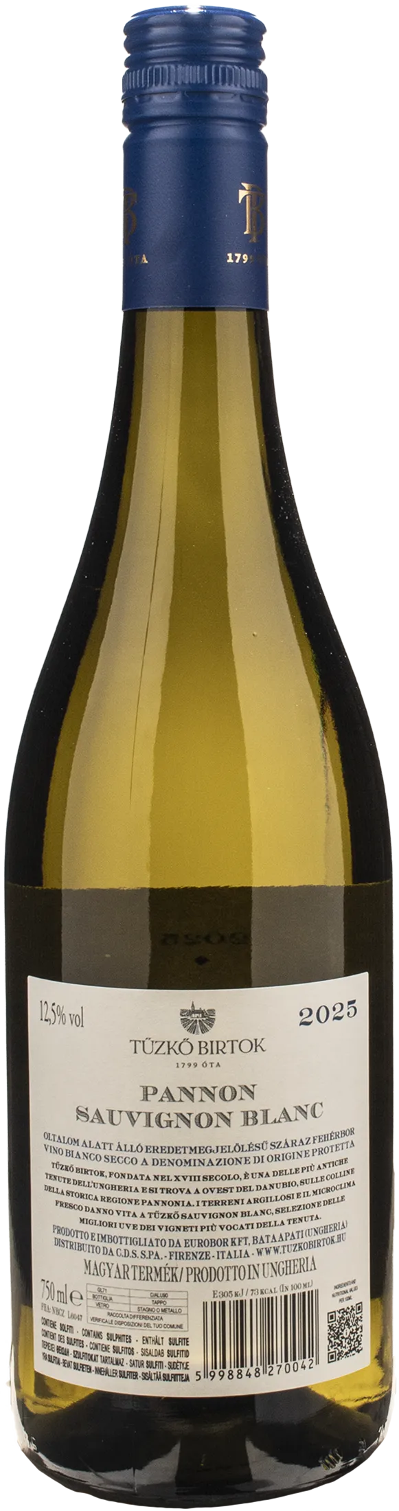 Tuzko Birtok Sauvignon Blanc Pannon 2025
