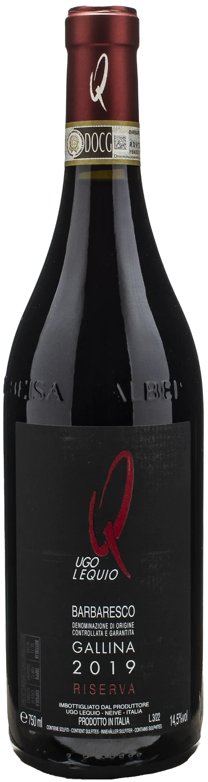Ugo Lequio Barbaresco Gallina Riserva 2019