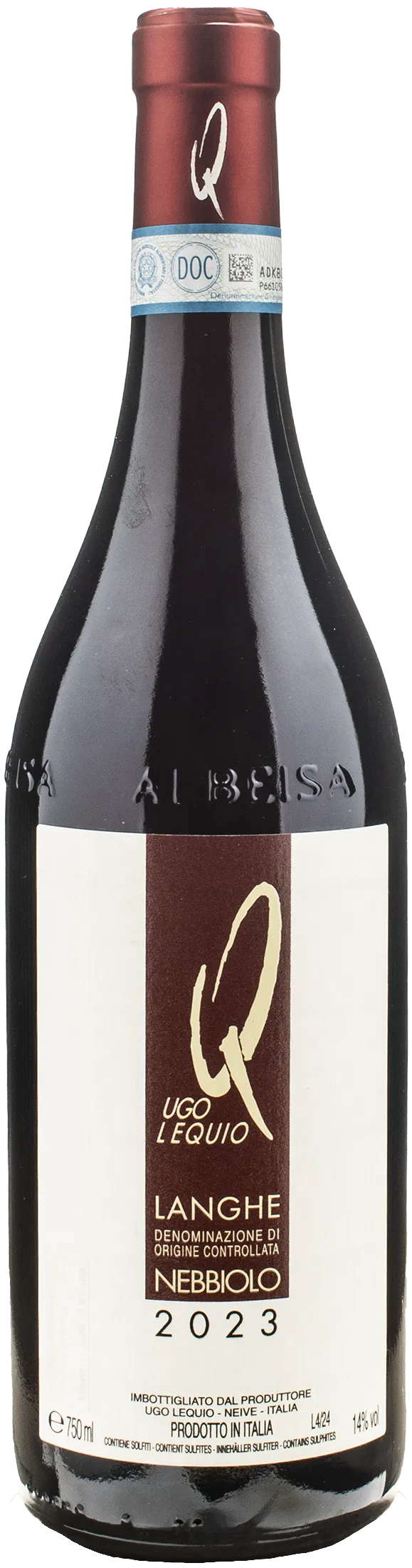 Ugo Lequio Langhe Nebbiolo 2023