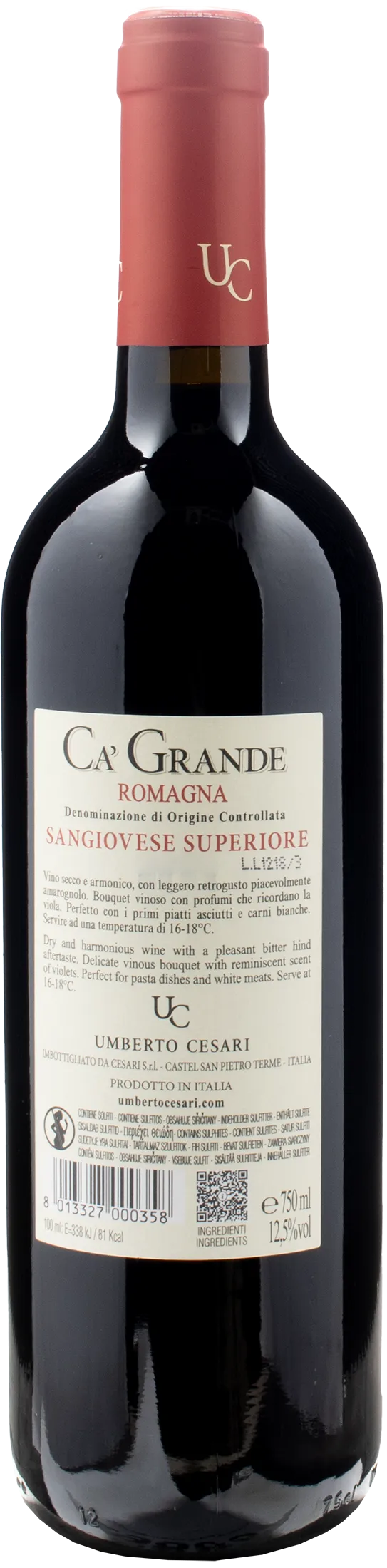 Umberto Cesari Cà Grande Sangiovese Superiore 2023