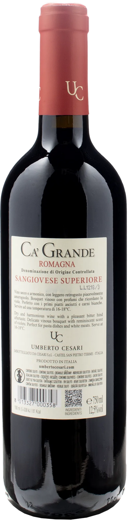 Umberto Cesari Cà Grande Sangiovese Superiore 2023