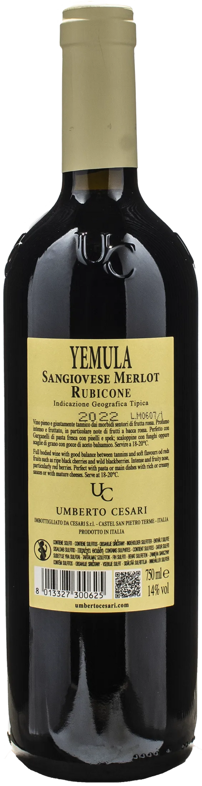 Umberto Cesari Sangiovese Merlot Yemula 2022