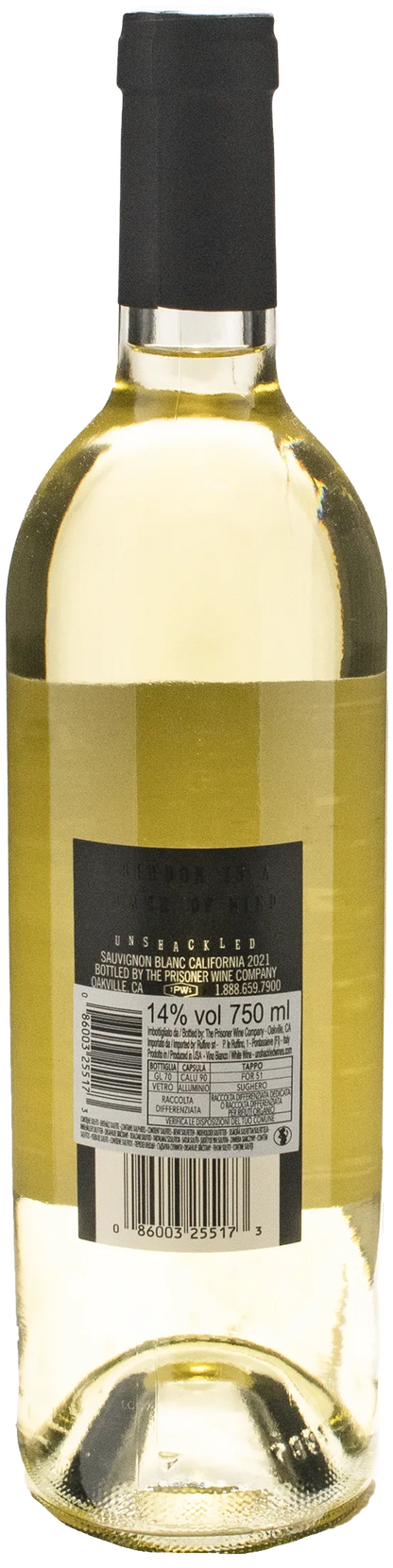 Unshackled Sauvignon Blanc 2021