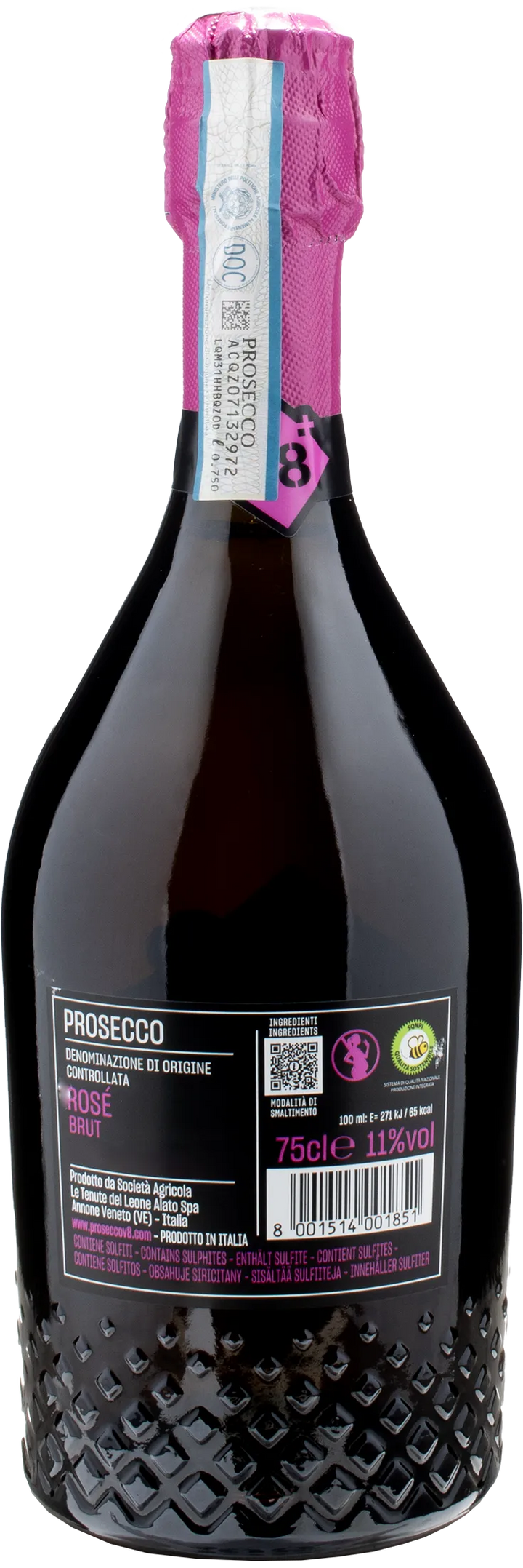 V8 + Prosecco Rosè Prosecco Brut Lele Millesimato 2023
