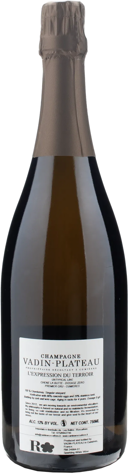 Vadin-Plateau Champagne 1er Cru Chene La Butte Dosage Zero