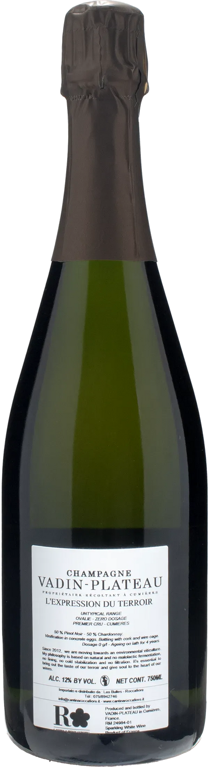Vadin-Plateau Champagne 1er Cru Ovalie Zero