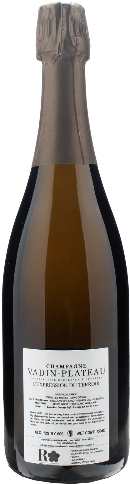 Vadin-Plateau Champagne 1er Cru Terre Des Moines Dosage Zero