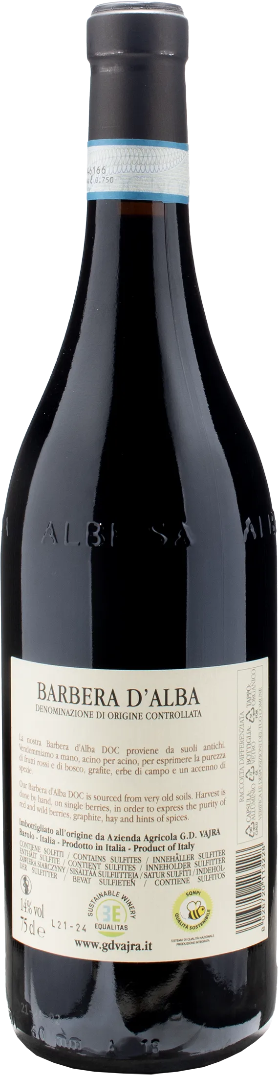 Vajra G.D. Barbera d'Alba 2023
