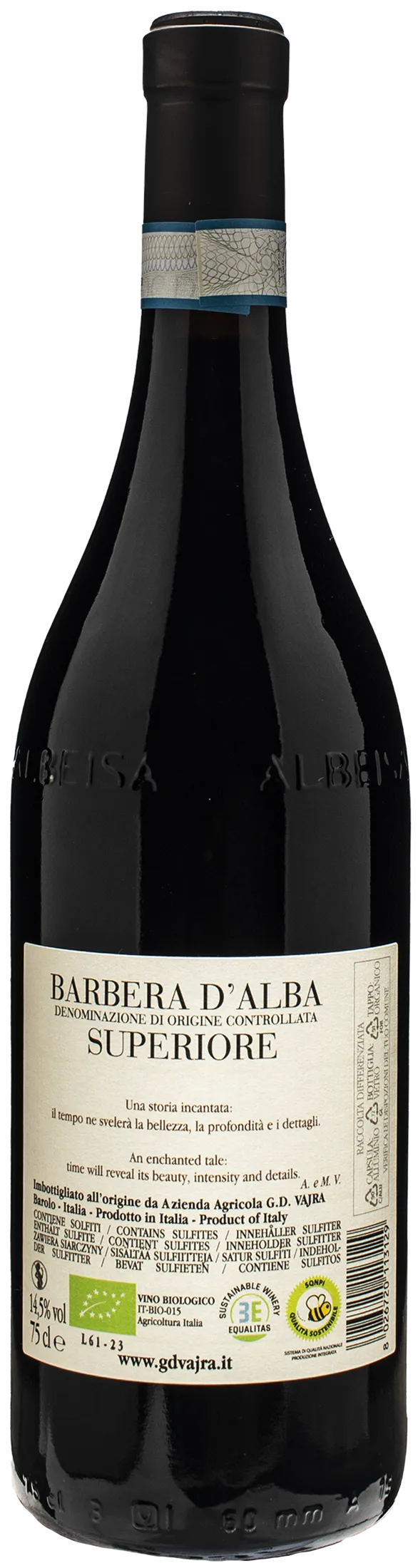 Vajra G.D. Barbera d'Alba Superiore Viola delle Viole 2022