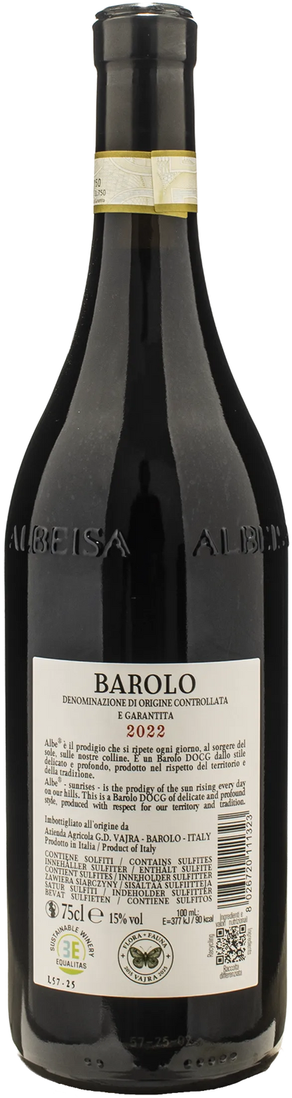 Vajra G.D. Barolo Albe 2022