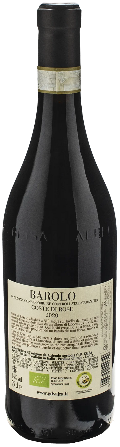 Vajra G.D. Barolo Coste di Rose 2020
