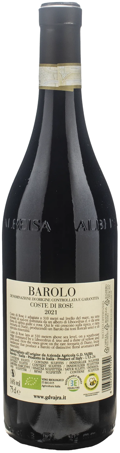 Vajra G.D. Barolo Coste di Rose 2021
