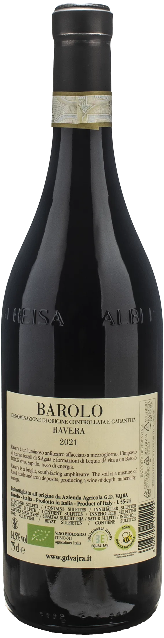 Vajra G.D. Barolo Ravera 2021