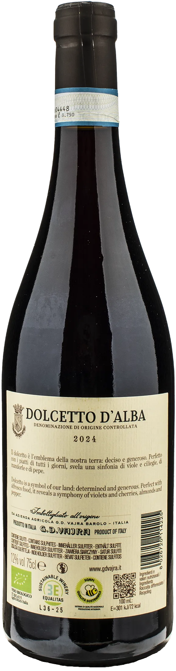 Vajra G.D. Dolcetto d'Alba 2024