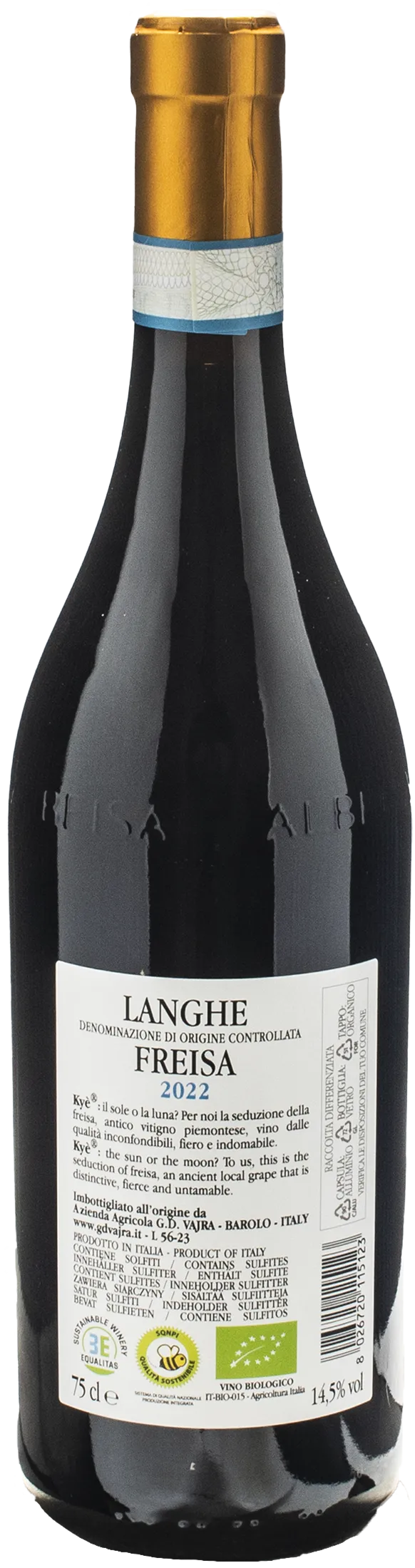 Vajra G.D. Langhe Freisa Kye 2022