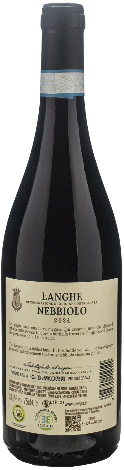 Vajra G.D. Langhe Nebbiolo 2024