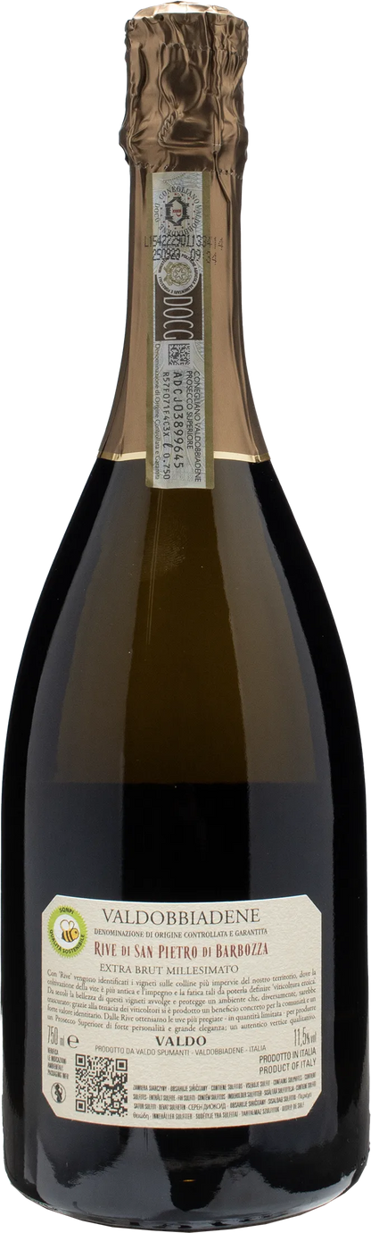 Valdo Valdobbiadene Le Rive di San Pietro di Barbozza Extra Brut 2022