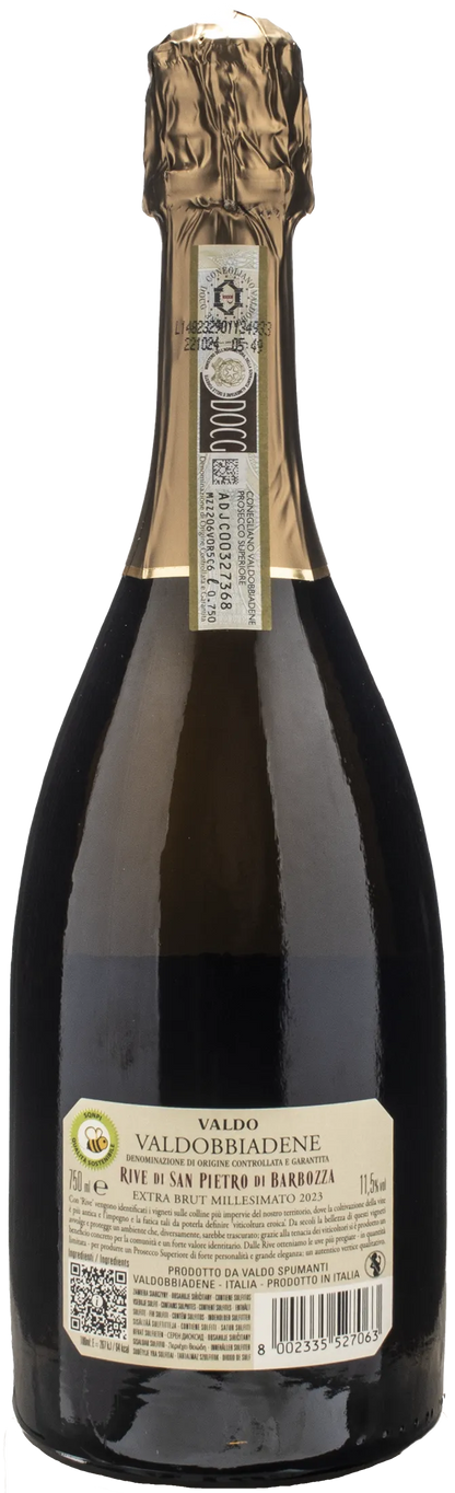 Valdo Valdobbiadene Le Rive di San Pietro di Barbozza Extra Brut 2023