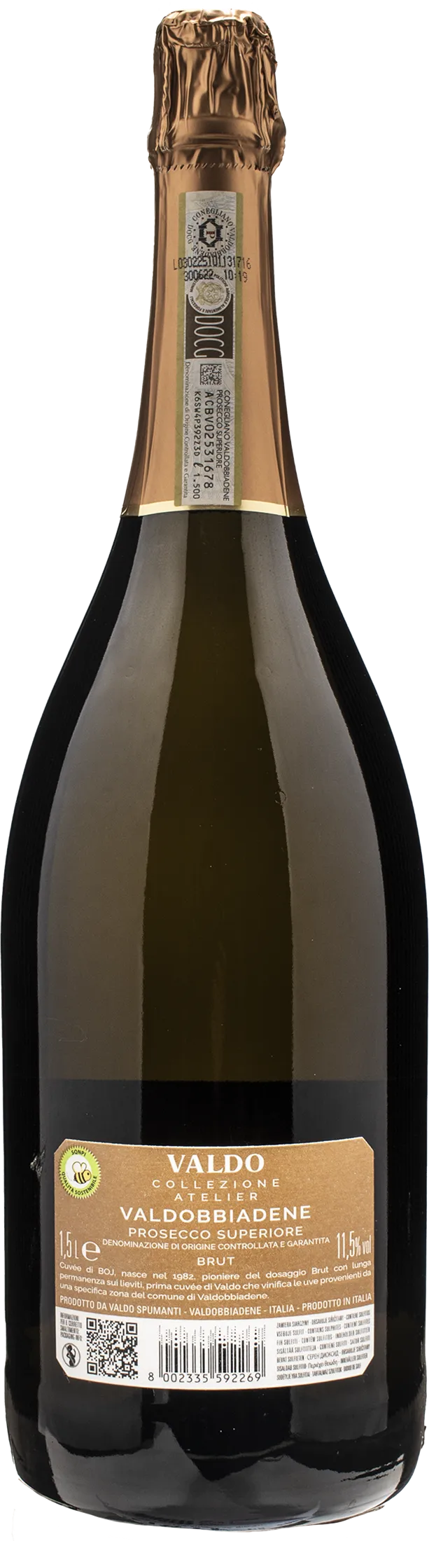 Valdo Valdobbiadene Prosecco Superiore Brut Cuvee di Boj Magnum