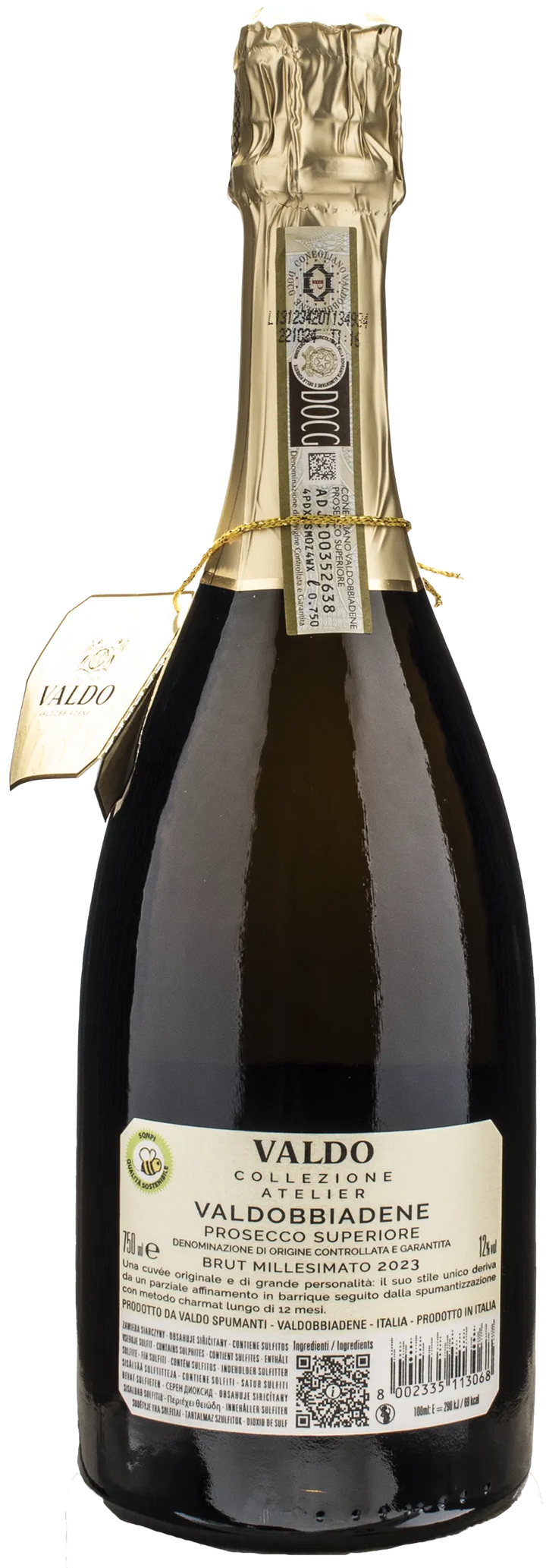 Valdo Valdobbiadene Prosecco Superiore Cuvee del Fondatore Collezione Atelier Millesimato Brut 2023