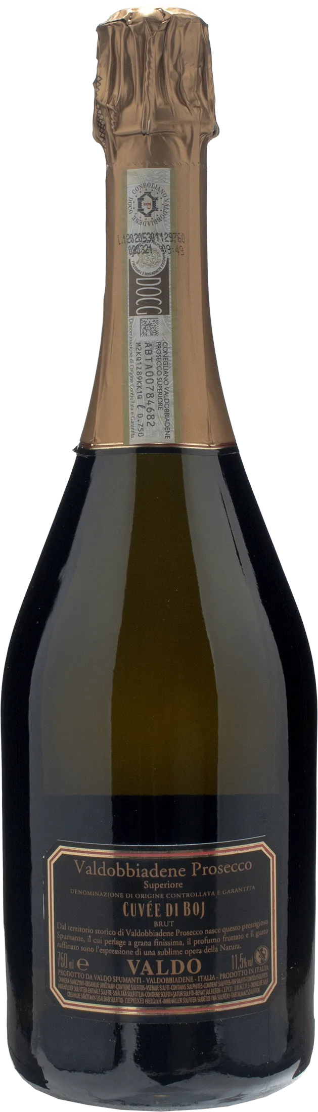 Valdo Valdobbiadene Prosecco Superiore Cuvee di Boj Brut