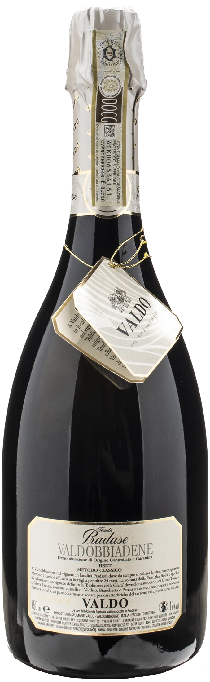 Valdo Valdobbiadene Tenuta Pradase Metodo Classico Brut