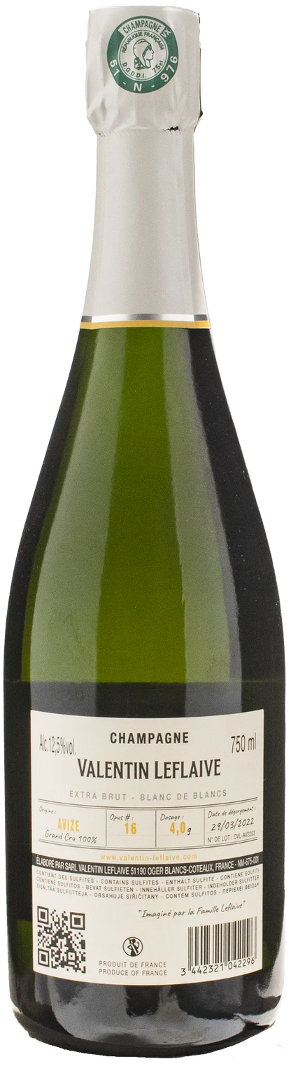 Valentin Leflaive Champagne Grand Cru Avize Extra Brut