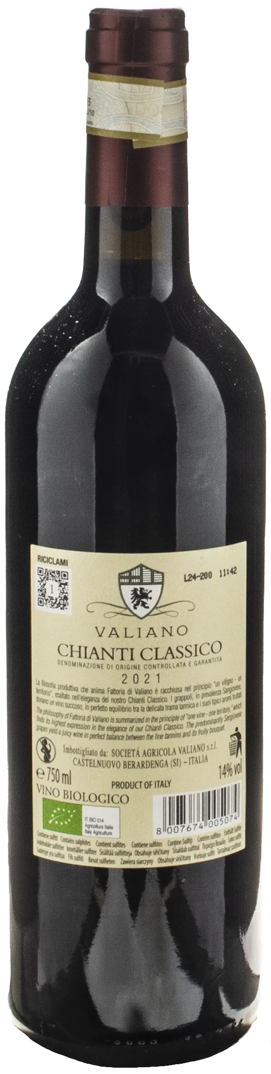 Valiano Chianti Classico 2021