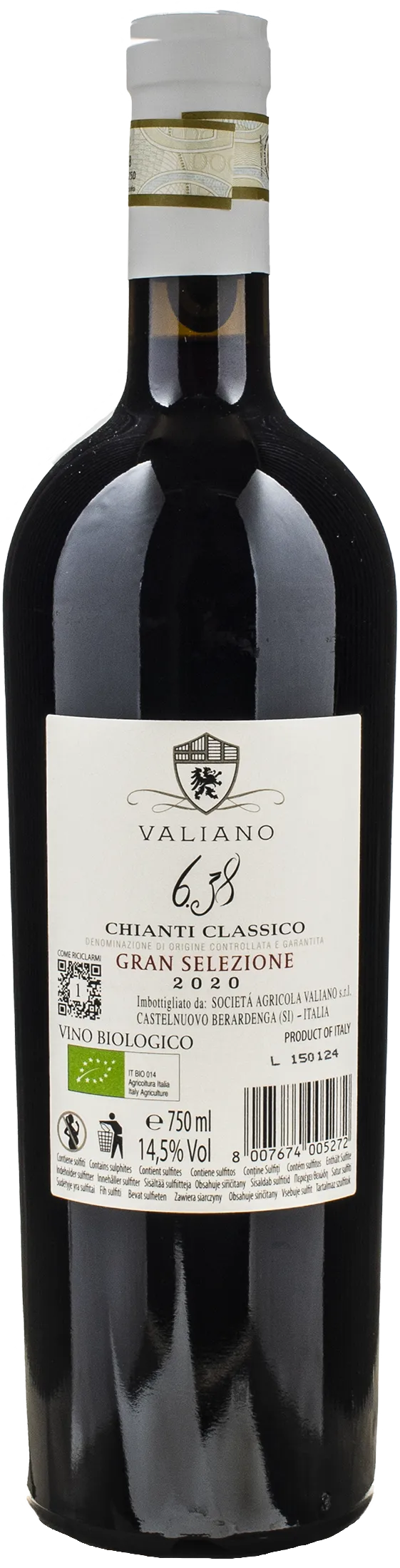 Valiano Chianti Classico Gran Selezione 6.38 2020