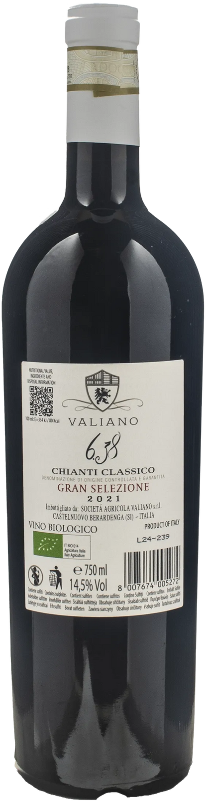 Valiano Chianti Classico Gran Selezione 6.38 2021