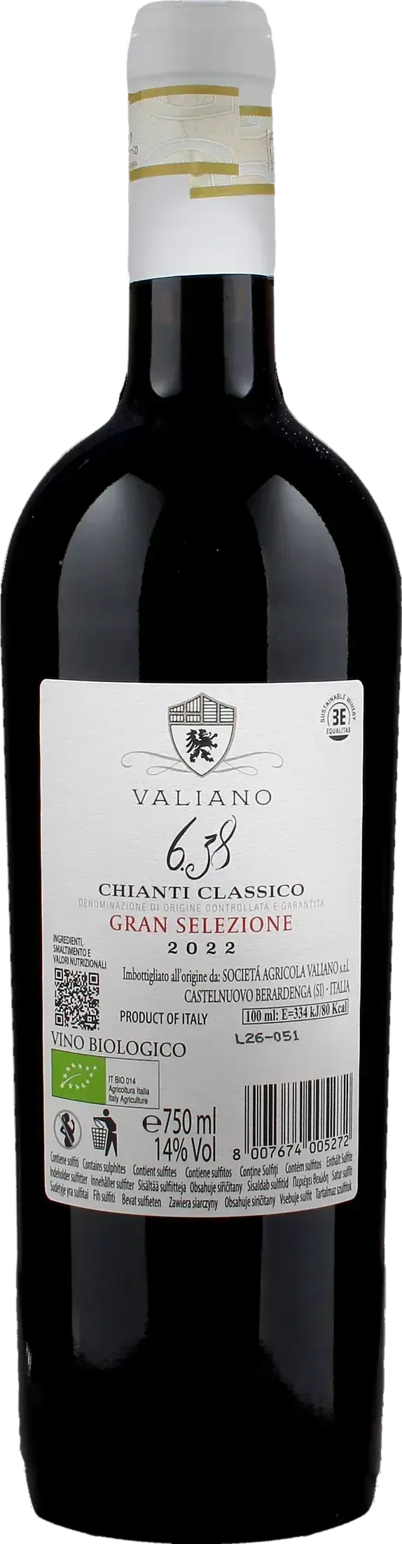 Valiano Chianti Classico Gran Selezione 6.38 2022