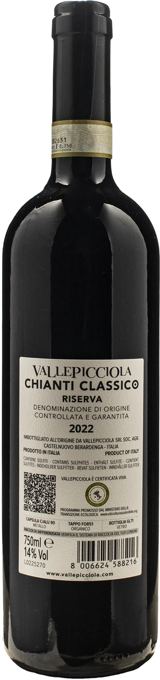 Vallepicciola Chianti Classico Riserva 2022