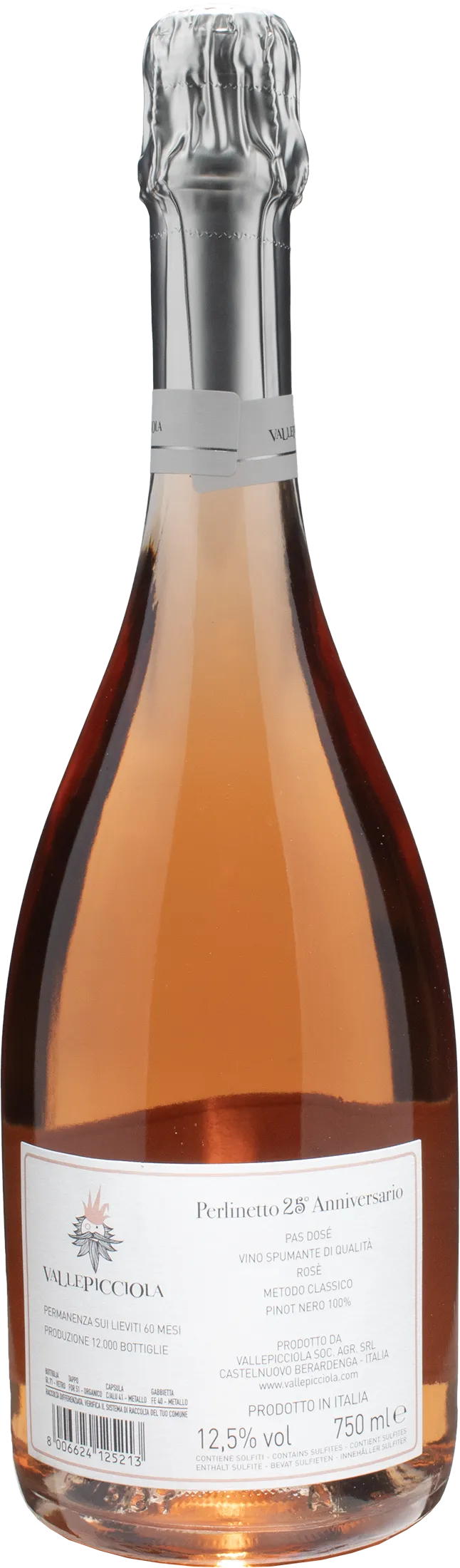 Vallepicciola Metodo Classico Perlinetto 25 Rosè