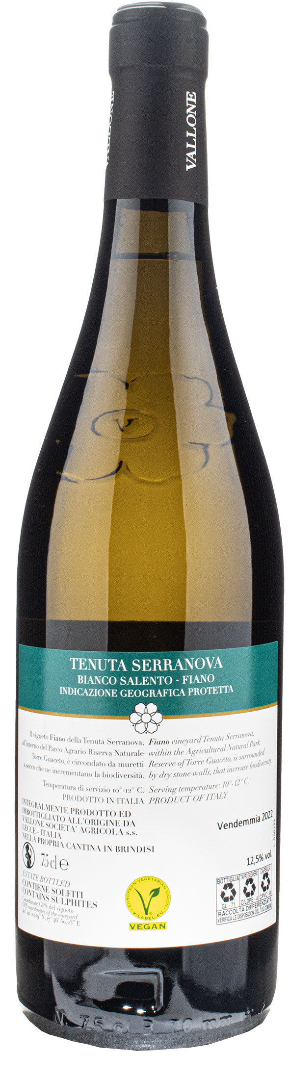 Vallone Tenuta Serranova Fiano 2022