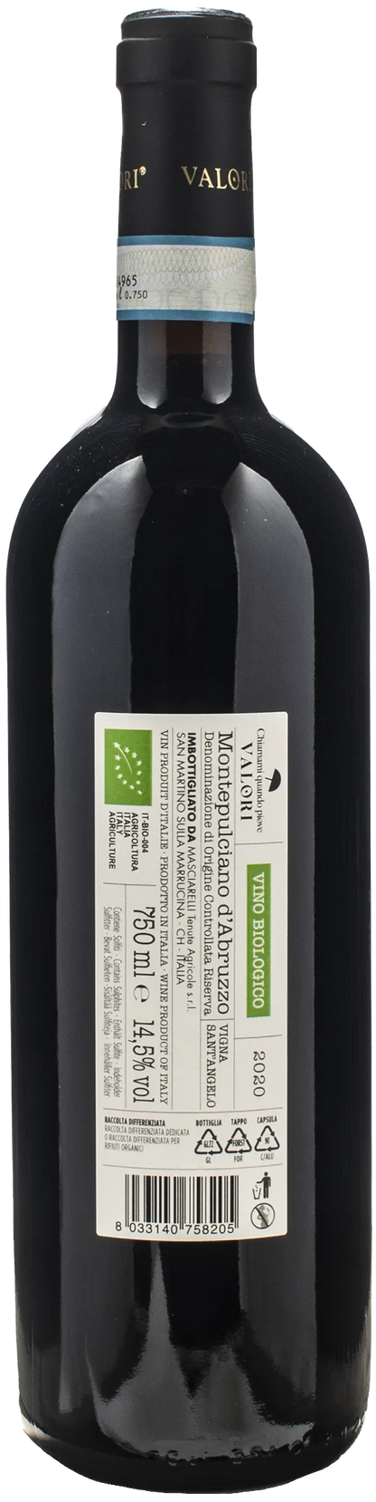 Valori Montepulciano d'Abruzzo Vigna Sant'Angelo Riserva 2020