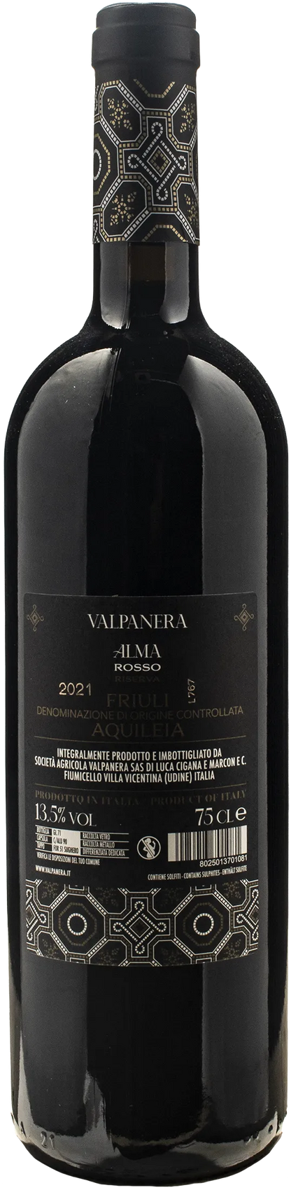 Valpanera Aquileia Rosso Riserva Alma 2021