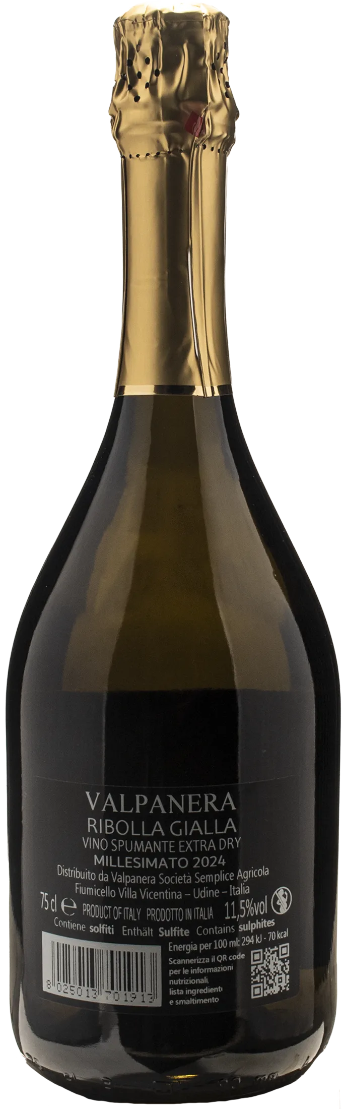 Valpanera Spumante Ribolla Gialla Extra Dry 2024