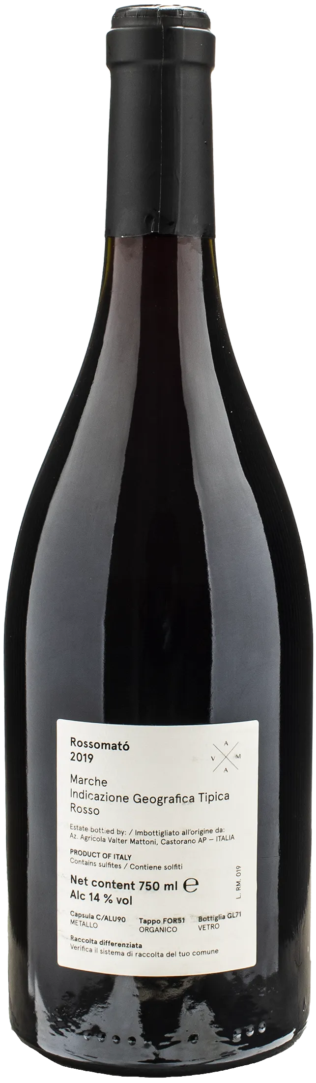 Valter Mattoni Rossomato 2019
