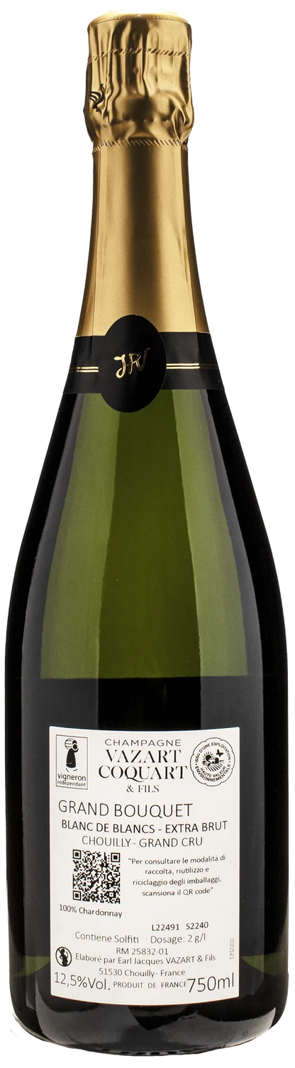 Vazart Coquart & Fils Champagne Grand Bouquet Chouilly Grand Cru Blanc de Blancs Extra Brut 2017