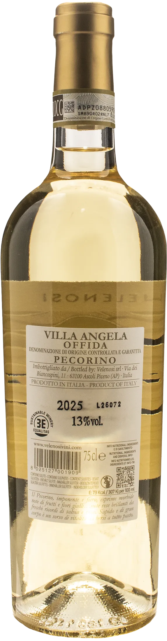 Velenosi Offida Pecorino Villa Angela 2025