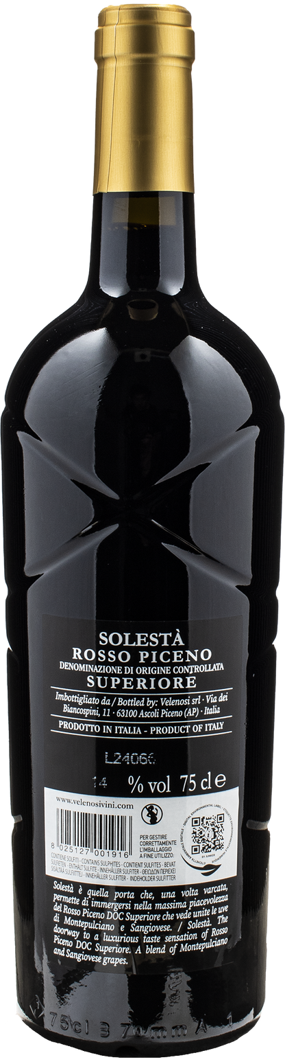 Velenosi Rosso Piceno Superiore Solestà 2022