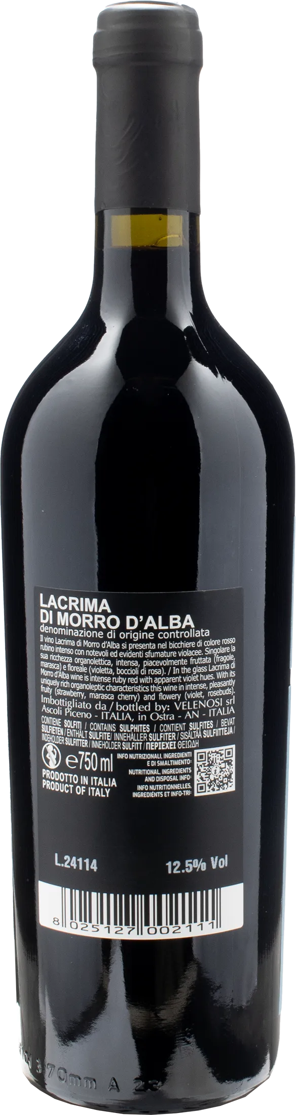 Velenosi Villa Angela Lacrima di Morro d'Alba 2022