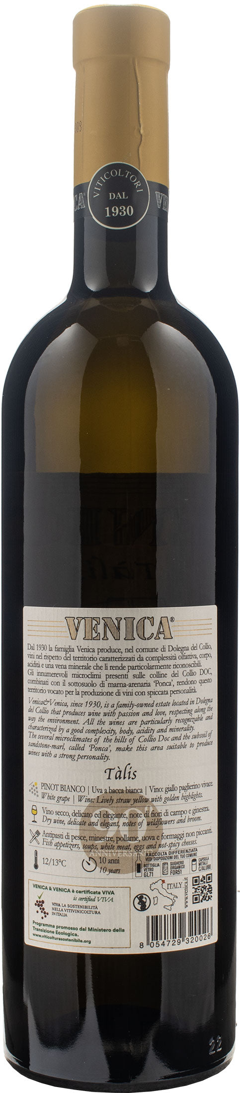 Venica Collio Pinot Bianco Talis 2022