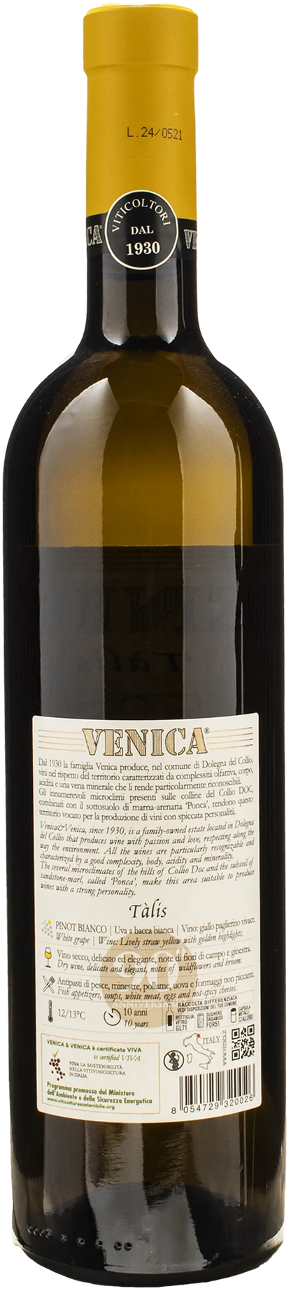 Venica Collio Pinot Bianco Talis 2023