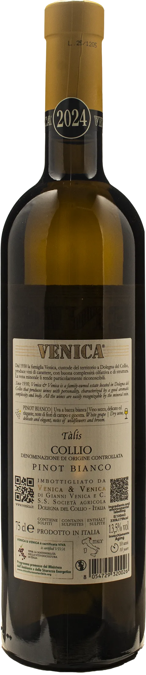 Venica Collio Pinot Bianco Talis 2024
