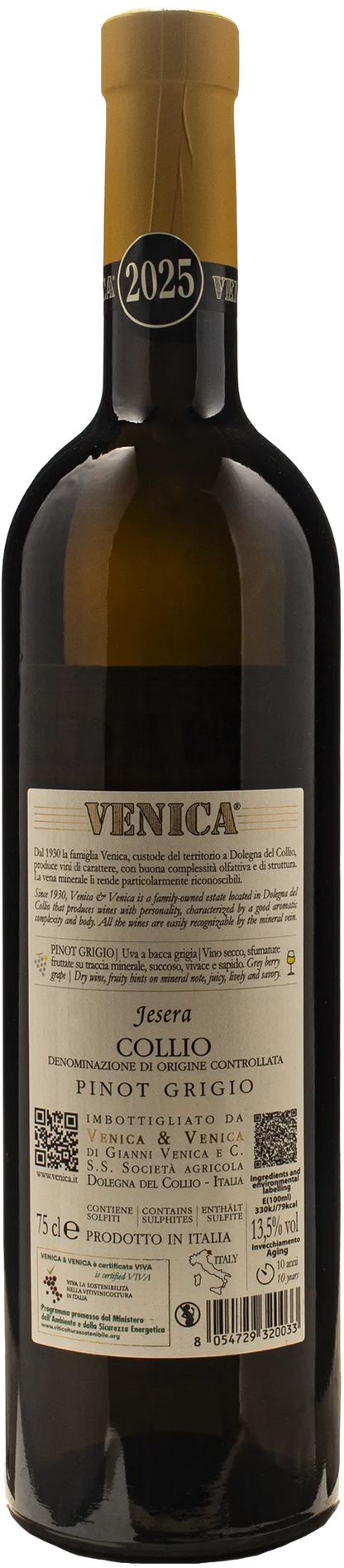 Venica Collio Pinot Grigio Jesera 2025