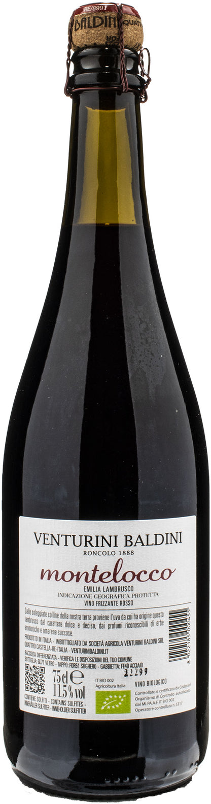 Venturini Baldini Lambrusco Montelocco Bio