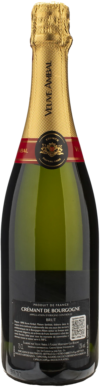 Veuve Ambal Cremant de Bourgogne Grande Cuvee Brut