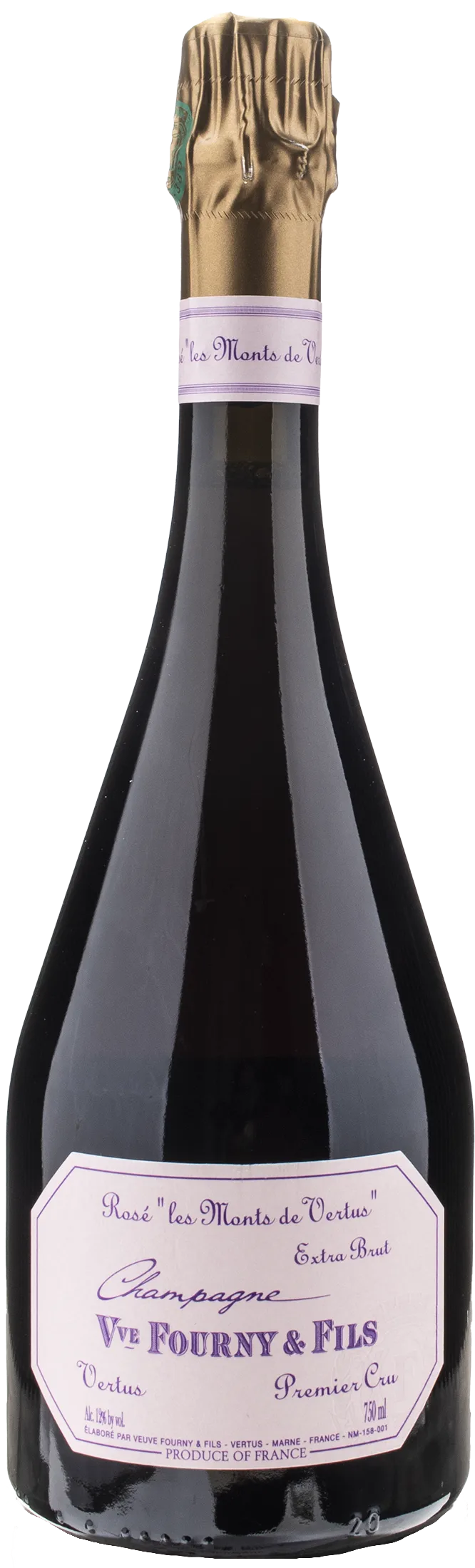 Veuve Fourny Champagne 1er Cru Rosé Les Monts de Vertus Extra Brut